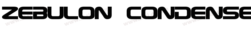 Zebulon Condensed字体转换